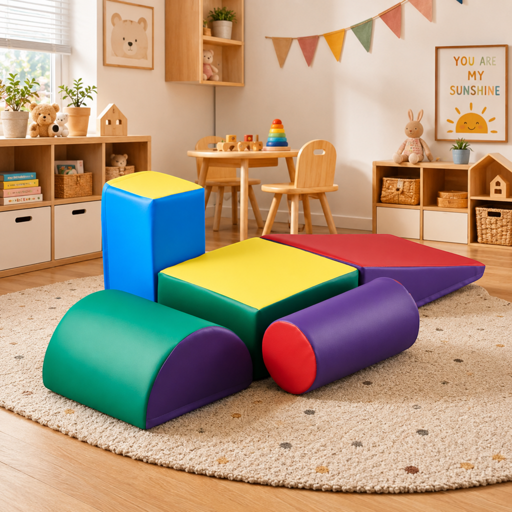 Soft Foam Climbing Playset