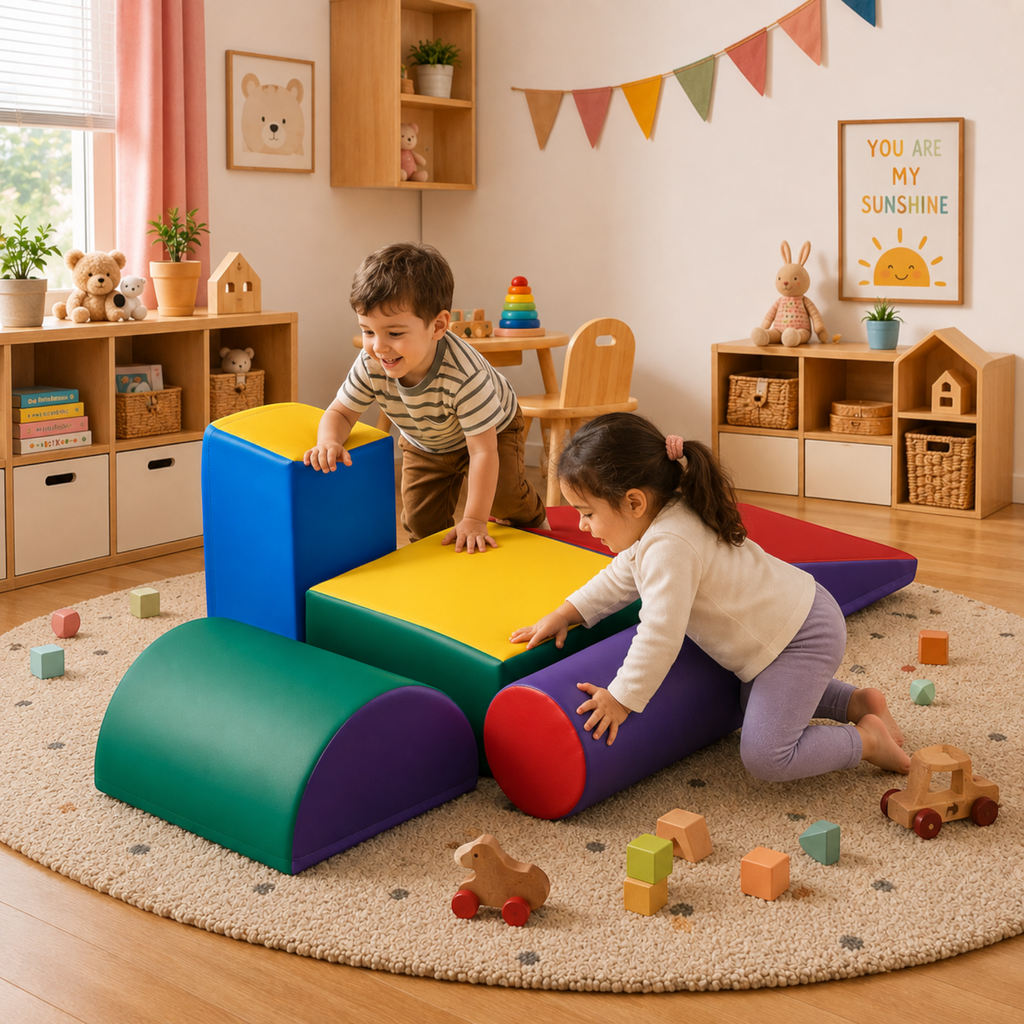 Soft Foam Climbing Playset