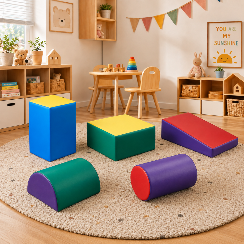Soft Foam Climbing Playset