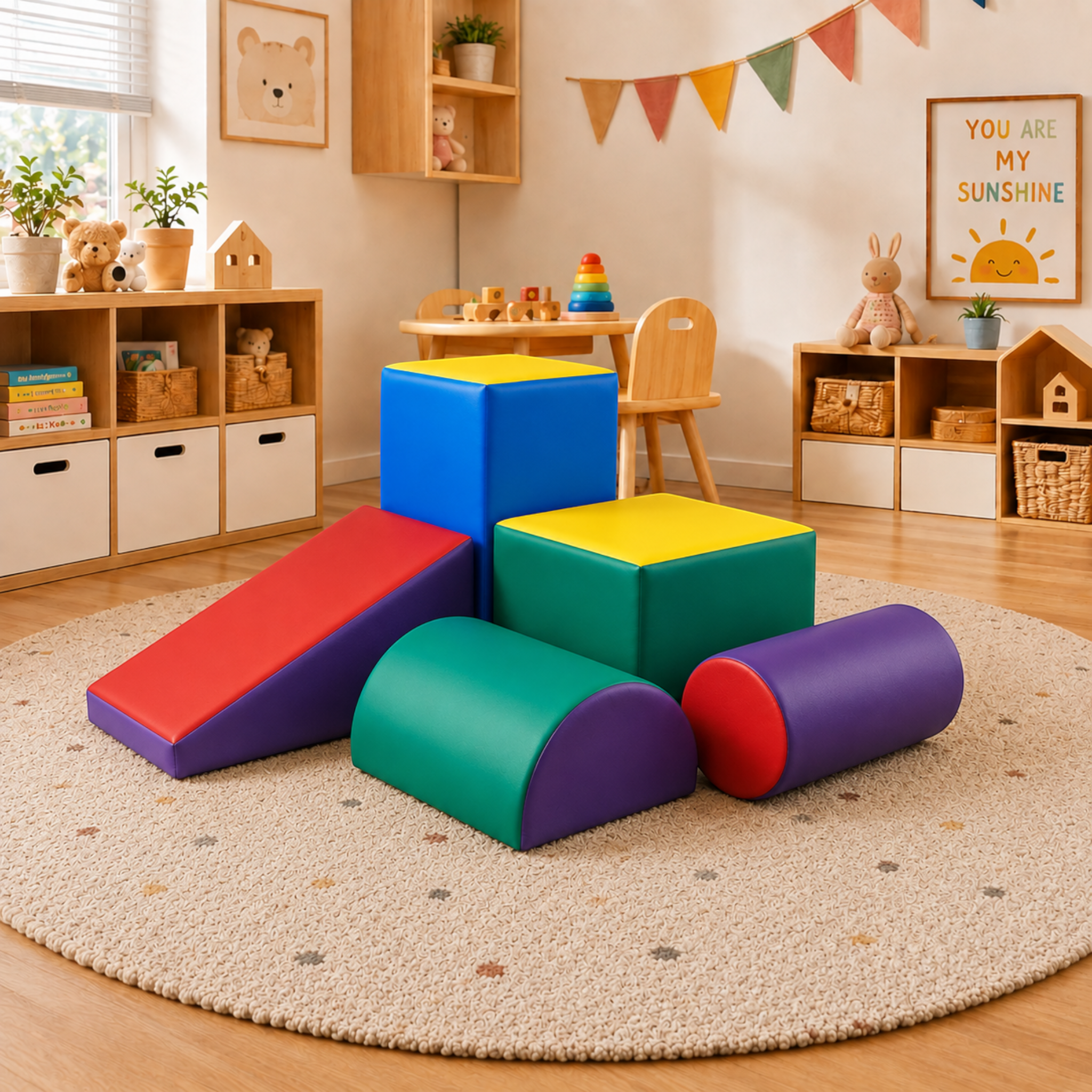 Soft Foam Climbing Playset