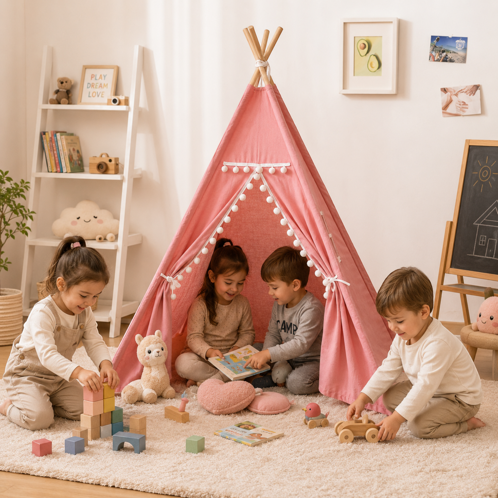 Kids Teepee Play Tent