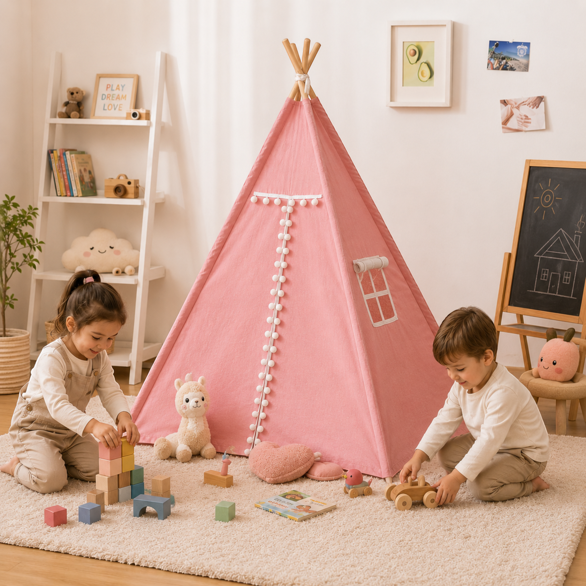 Kids Teepee Play Tent