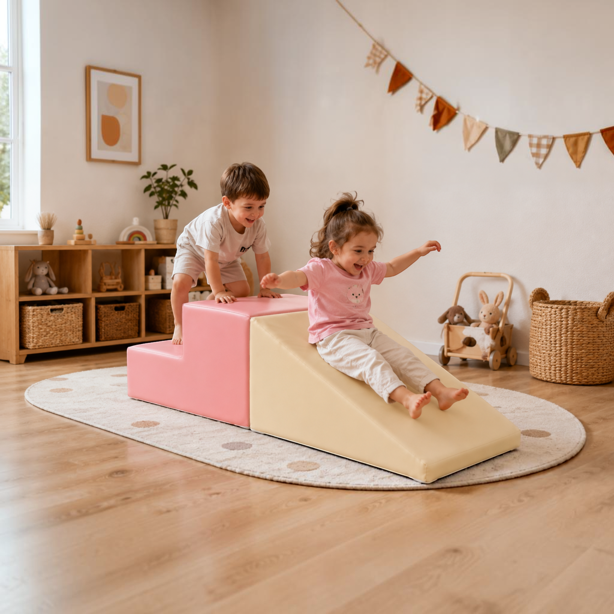 Soft Padded Climber & Slide Set