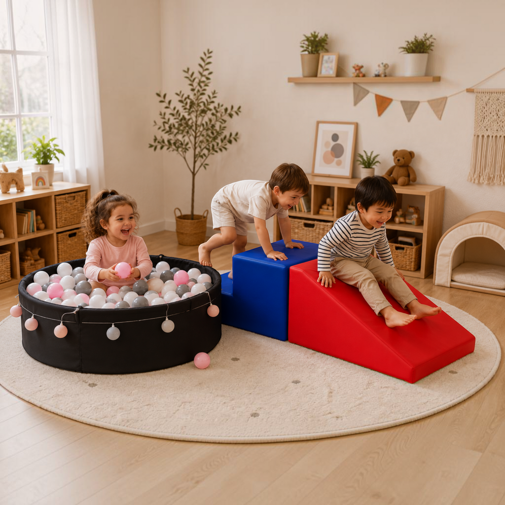 Soft Padded Climber & Slide Set