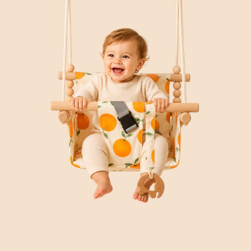 SunnyNest™ Baby Wooden Swing Seat