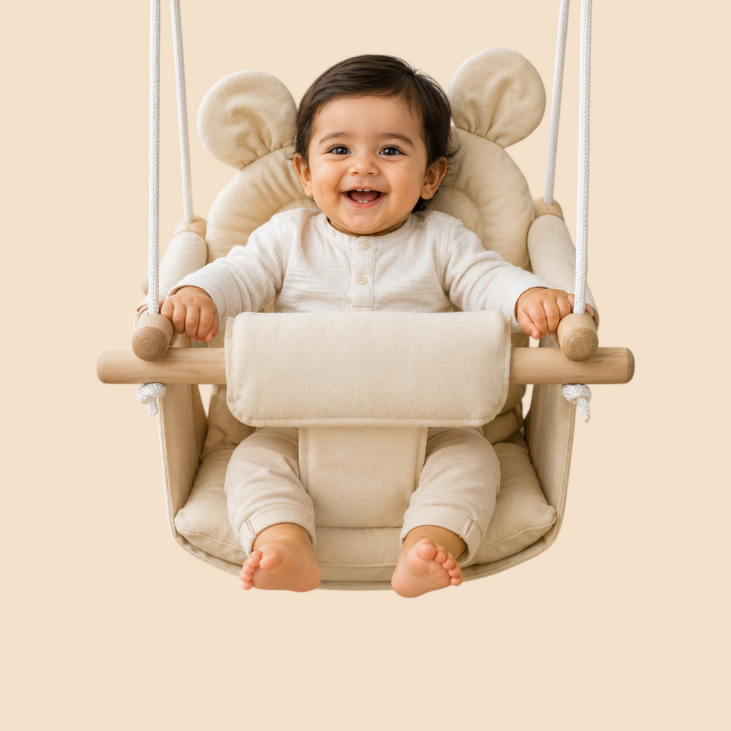 CloudCuddle™ Plush Baby Swing Seat