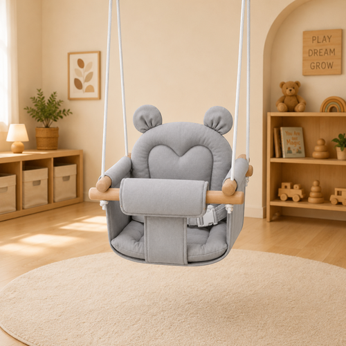 CloudCuddle Plush Baby Swing Seat