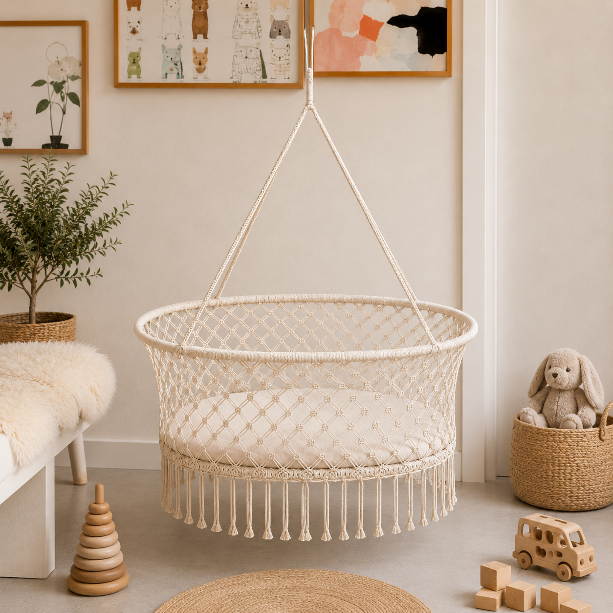 DreamNest Hanging Baby Cradle Swing
