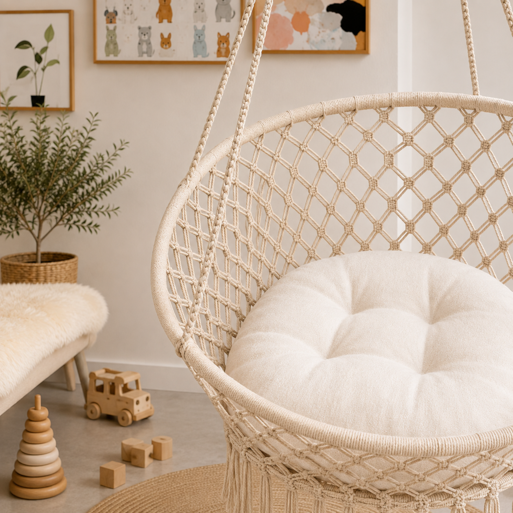 DreamNest Hanging Baby Cradle Swing